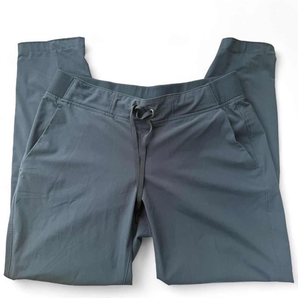 Athleta midtown ankle length lightweight dark teal joggers Size 10
